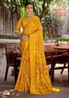 Dastoor Vol 6 By Kashvi Viscose Bright Moss Foil Ladies Saree Wholesale Market In Surat
